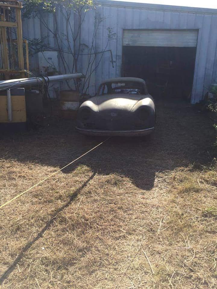 The 356 outside the shop