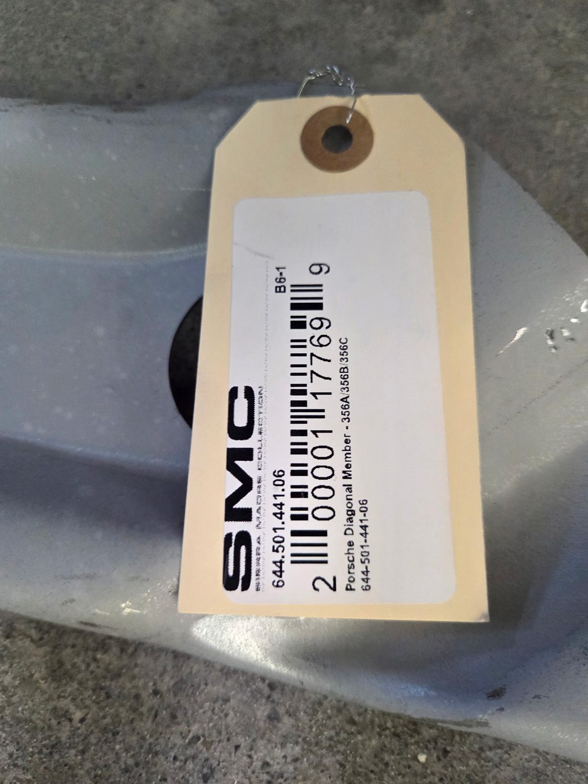 SMC part tag on new panel