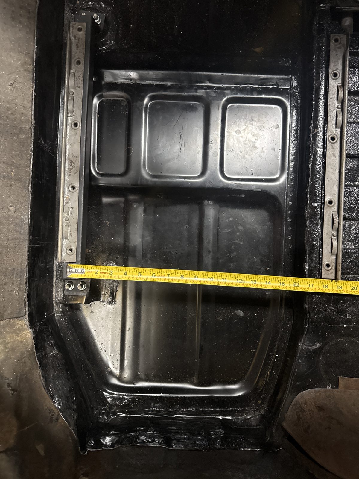 New battery box installed and coated