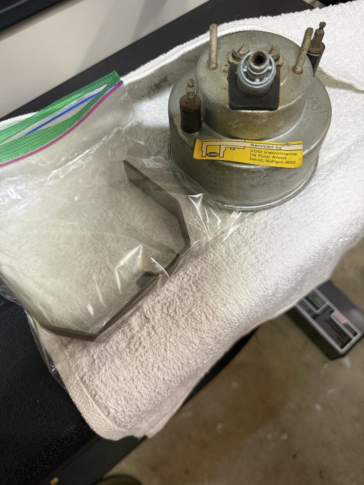 Combination gauge wrapped and bagged, ready for shipment